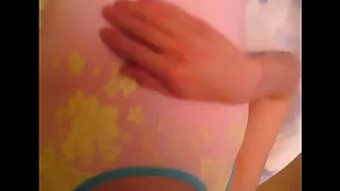 cum shot at teenage uncomplicated russian facefuck